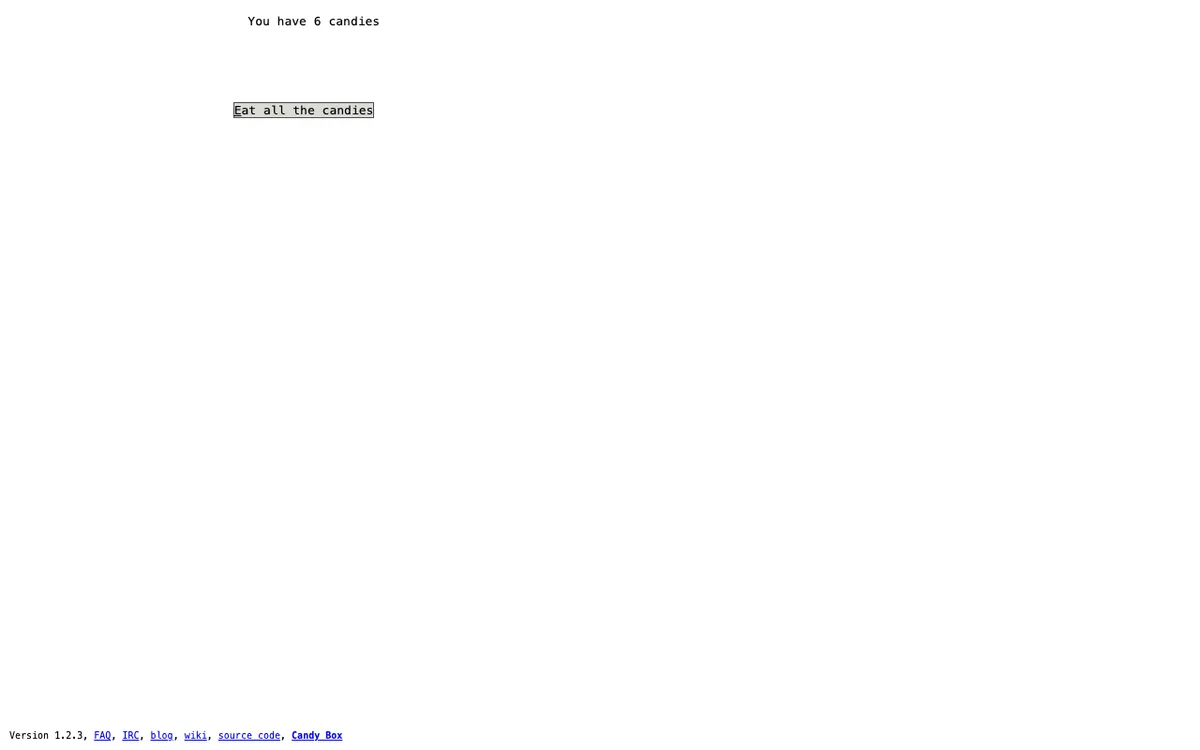 Candy Box 2 as it appears in the browser